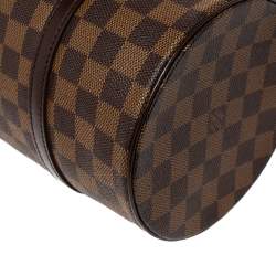 Pre Owned Louis Vuitton Damier Ebene Canvas Papillon 30 Bag 