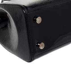 Pre Owned Louis Vuitton Black Electric Epi Leather Brea MM Bag