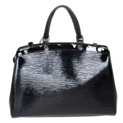 Pre Owned Louis Vuitton Black Electric Epi Leather Brea MM Bag