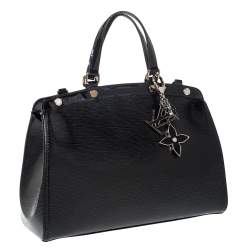 Pre Owned Louis Vuitton Black Electric Epi Leather Brea MM Bag