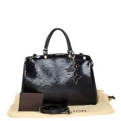 Pre Owned Louis Vuitton Black Electric Epi Leather Brea MM Bag