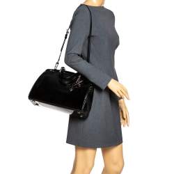 Pre Owned Louis Vuitton Black Electric Epi Leather Brea MM Bag