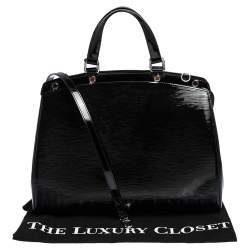 Pre Owned Louis Vuitton Black Electric Epi Leather Brea GM Bag