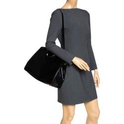 Pre Owned Louis Vuitton Black Electric Epi Leather Brea GM Bag