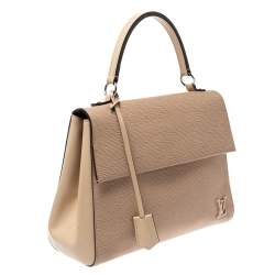 Pre Owned Louis Vuitton Naturel Epi Leather Cluny MM Top Handle Bag