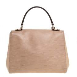 Pre Owned Louis Vuitton Naturel Epi Leather Cluny MM Top Handle Bag