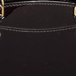 Pre Owned Louis Vuitton Amarante Monogram Vernis Brea PM NM Bag