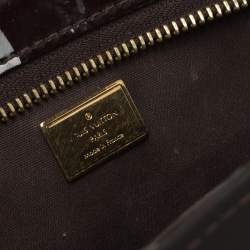 Pre Owned Louis Vuitton Amarante Monogram Vernis Brea PM NM Bag