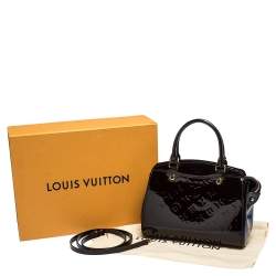 Pre Owned Louis Vuitton Amarante Monogram Vernis Brea PM NM Bag