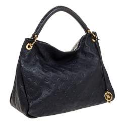 Pre Owned Louis Vuitton Bleu Infini Monogram Empreinte Leather Artsy MM Bag