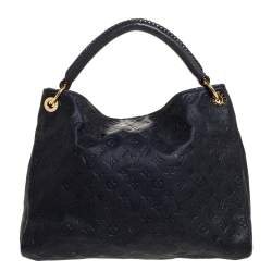 Pre Owned Louis Vuitton Bleu Infini Monogram Empreinte Leather Artsy MM Bag
