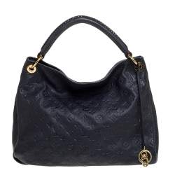 Pre Owned Louis Vuitton Bleu Infini Monogram Empreinte Leather Artsy MM Bag