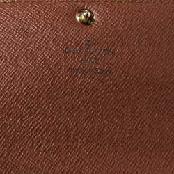 Louis Vuitton Monogram Canvas Flap Continental Wallet