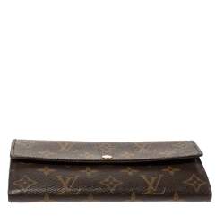 Louis Vuitton Monogram Canvas Flap Continental Wallet