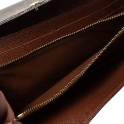 Louis Vuitton Monogram Canvas Flap Continental Wallet