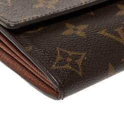 Louis Vuitton Monogram Canvas Flap Continental Wallet