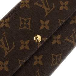 Louis Vuitton Monogram Canvas Flap Continental Wallet