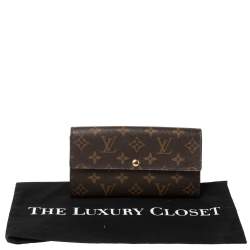 Louis Vuitton Monogram Canvas Flap Continental Wallet