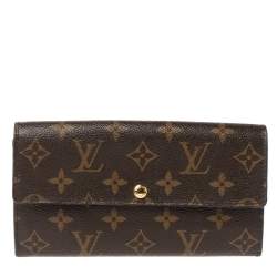 Louis Vuitton Monogram Canvas Flap Continental Wallet