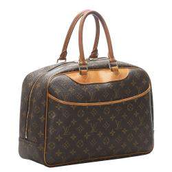 Pre Owned Louis Vuitton Monogram Canvas Deauville Bag