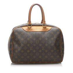 Pre Owned Louis Vuitton Monogram Canvas Deauville Bag