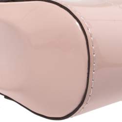 Pre Owned Louis Vuitton Rose Ballerine Monogram Vernis Santa Monica Clutch Bag