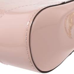 Pre Owned Louis Vuitton Rose Ballerine Monogram Vernis Santa Monica Clutch Bag