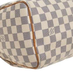 Pre Owned Louis Vuitton Damier Azur Speedy 25 Bag