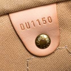 Pre Owned Louis Vuitton Damier Azur Speedy 25 Bag