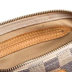 Pre Owned Louis Vuitton Damier Azur Speedy 25 Bag