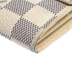 Pre Owned محفظة لوي فيتون سارا كانفاس آزور دامييه