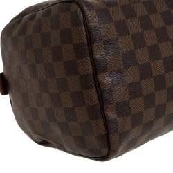 Louis Vuitton Damier Ebene Canvas Speedy 30 Bag