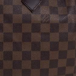 Pre Owned Louis Vuitton Damier Ebene Canvas Speedy 30 Bag