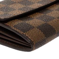 Louis Vuitton Damier Ebene Canvas Sarah Wallet