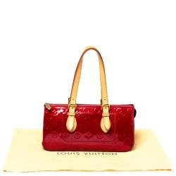 Pre Owned Louis Vuitton Pomme D’amour Monogram Vernis Rosewood Avenue Bag