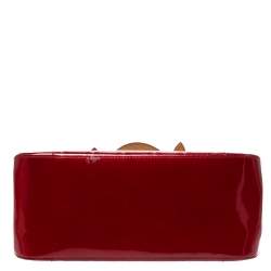 Pre Owned Louis Vuitton Pomme D’amour Monogram Vernis Rosewood Avenue Bag