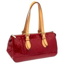 Pre Owned Louis Vuitton Pomme D’amour Monogram Vernis Rosewood Avenue Bag