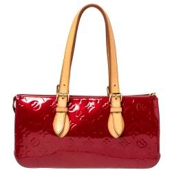 Pre Owned Louis Vuitton Pomme D’amour Monogram Vernis Rosewood Avenue Bag