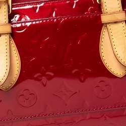 Pre Owned Louis Vuitton Pomme D’amour Monogram Vernis Rosewood Avenue Bag