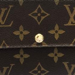 Pre Owned محفظة لوي فيتون كونتيننتال قلاب كانقا مونوغرامي