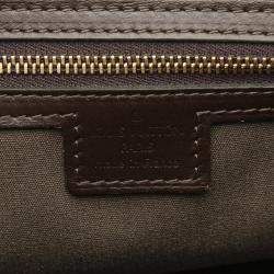 مملوكة مسبقًا Louis Vuitton Green/Dark Green Mini Lin Canvas Josephine GM Bag