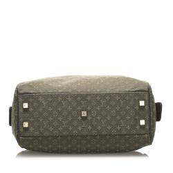 مملوكة مسبقًا Louis Vuitton Green/Dark Green Mini Lin Canvas Josephine GM Bag