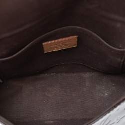 Pre Owned Louis Vuitton Rouge Fauviste Monogram Vernis Bellflower PM Bag