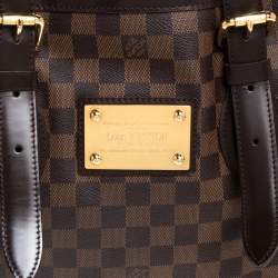 Pre Owned Louis Vuitton Damier Ebene Canvas Hampstead GM Bag