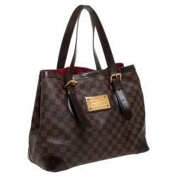 Pre Owned Louis Vuitton Damier Ebene Canvas Hampstead GM Bag