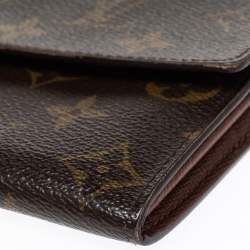 Pre Owned محفظة لوي فيتون كونتيننتال ساره كانفاس مونوغرامية