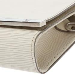 Pre Owned Louis Vuitton Ivorie Epi Leather Sevigne Clutch Bag