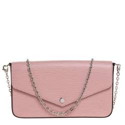 Louis Vuitton Epi Clery Pochette - Pink Crossbody Bags, Handbags