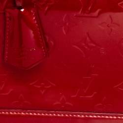 Pre Owned Louis Vuitton Pomme D’amour Monogram Vernis Alma GM Bag