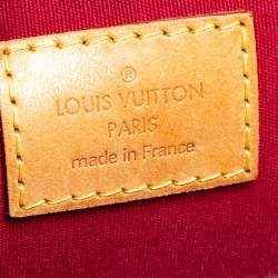 Pre Owned Louis Vuitton Pomme D’amour Monogram Vernis Alma GM Bag